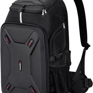 Large Camera Backpack (Endurax) Fits 2 Cameras 3 Lenses and a Drone and More